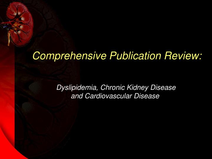 comprehensive publication review