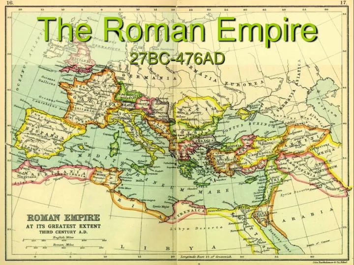 the roman empire 27bc 476ad