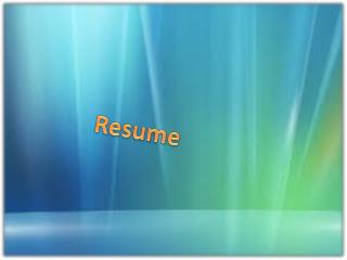 How to make resume