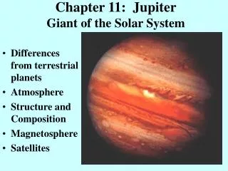 Chapter 11: Jupiter Giant of the Solar System