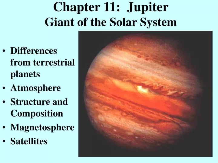 chapter 11 jupiter giant of the solar system