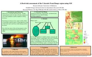 A flood-risk assessment of the Colorado Front Range region using GIS