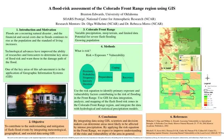 a flood risk assessment of the colorado front range region using gis