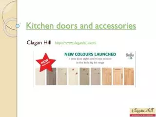 Quality kitchen doors and accessories from ClaganHill