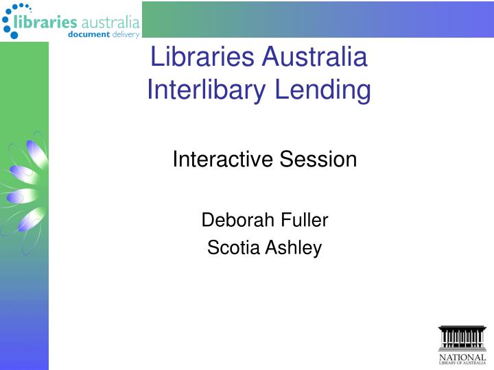 libraries australia interlibary lending