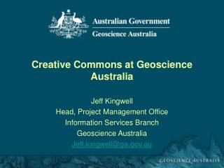 Creative Commons at Geoscience Australia