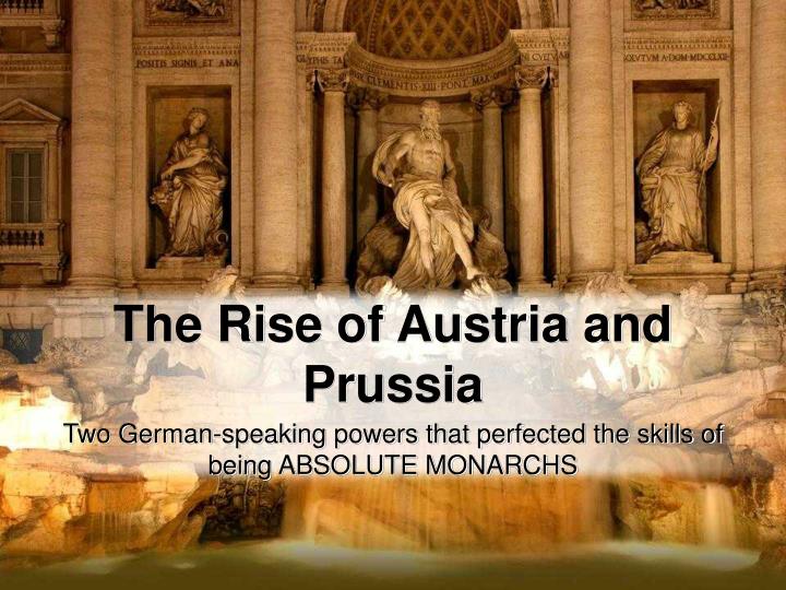 the rise of austria and prussia