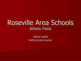 Roseville Area Schools Athletic Fields