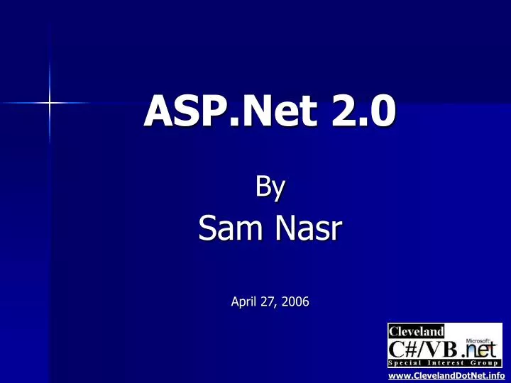 asp net 2 0 by sam nasr april 27 2006