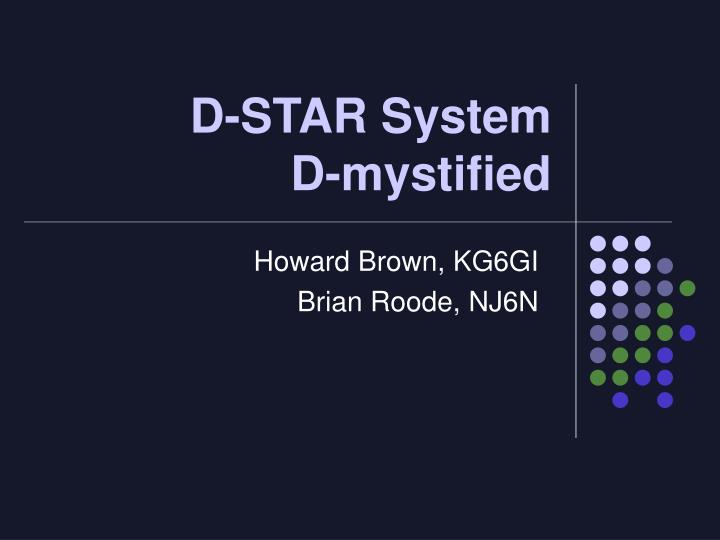 d star system d mystified
