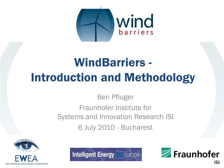 windbarriers introduction and methodology