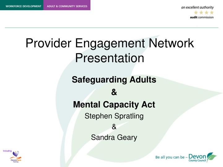 provider engagement network presentation