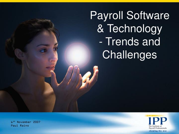 payroll software technology trends and challenges