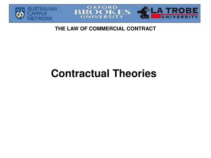 contractual theories