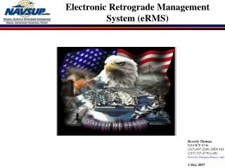 Electronic Retrograde Management System (eRMS)