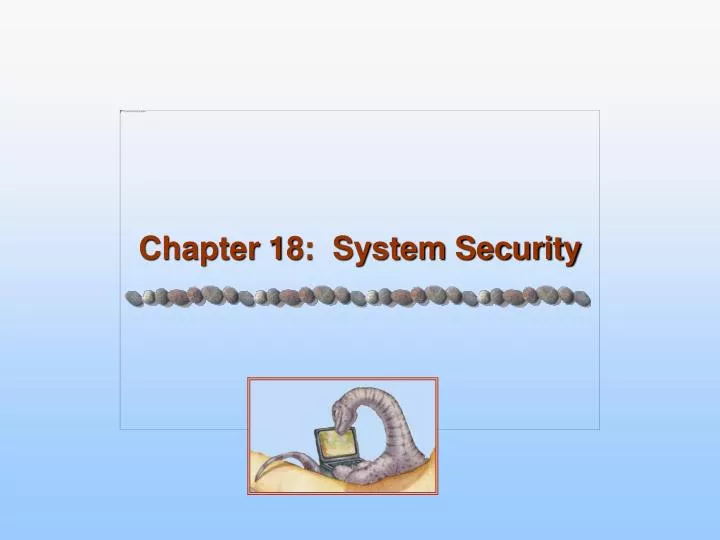 chapter 18 system security