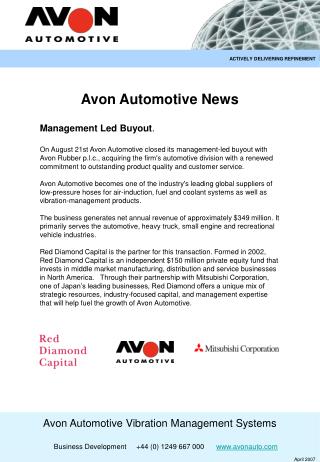 Avon Automotive News