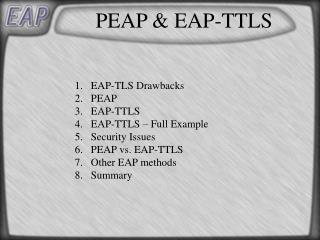 PEAP &amp; EAP-TTLS