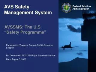 AVS Safety Management System