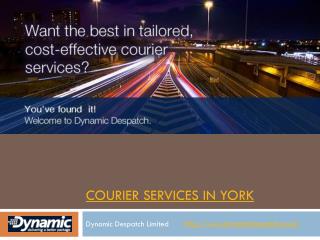 Courier services in York