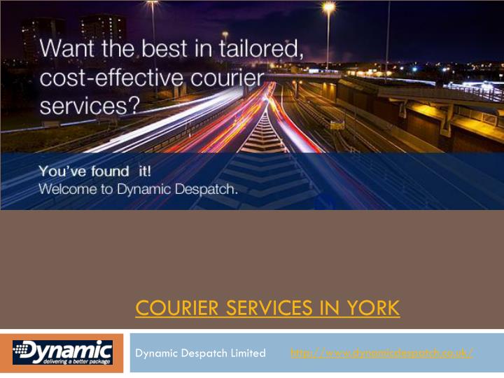 courier services in york