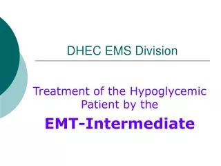 DHEC EMS Division