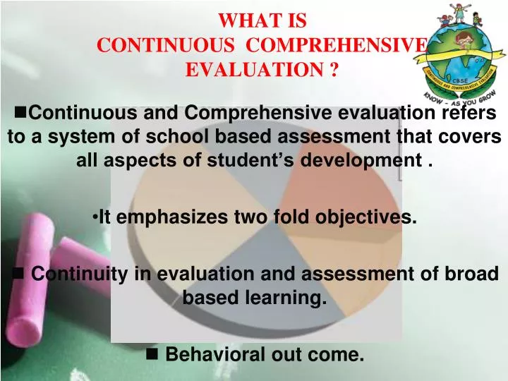what is continuous comprehensive evaluation