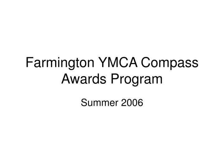 farmington ymca compass awards program