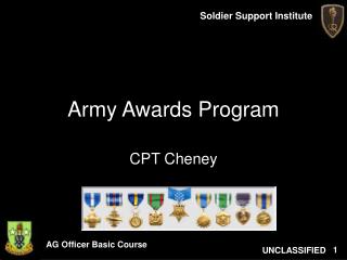 Army Awards Program