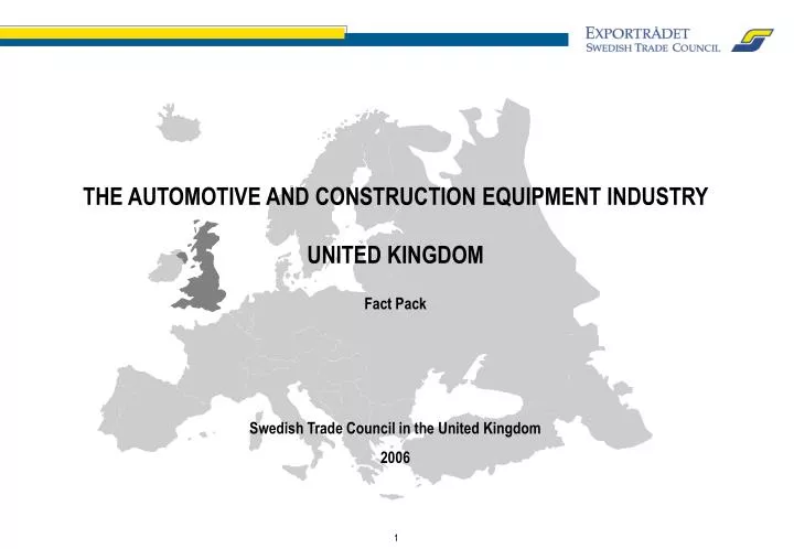 the automotive and construction equipment industry united kingdom fact pack