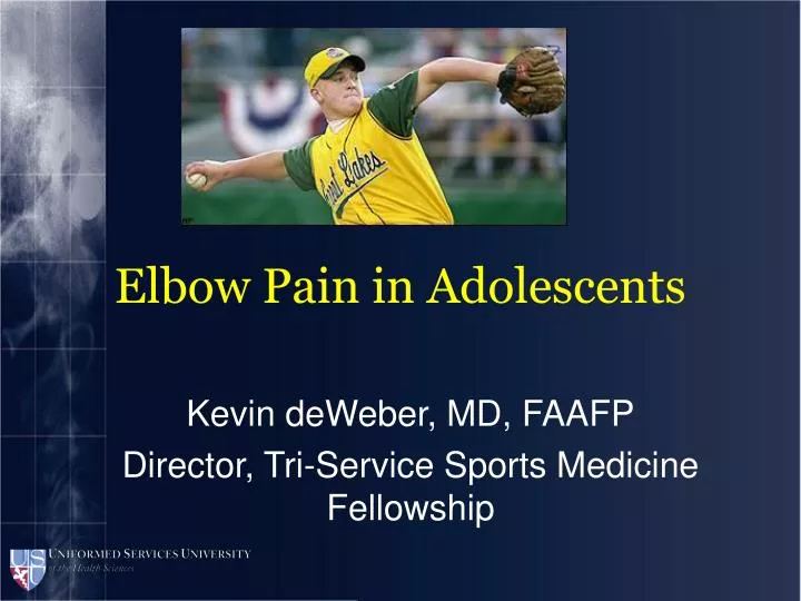 elbow pain in adolescents