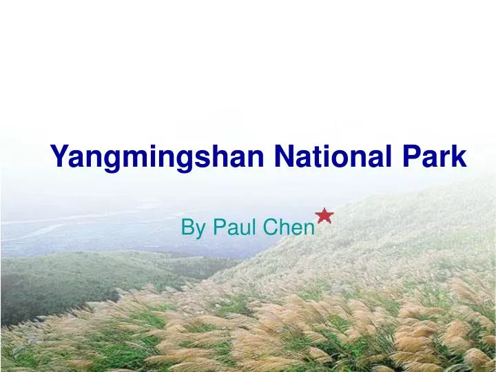 yangmingshan national park