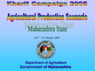 Department of Agriculture Government of Maharashtra