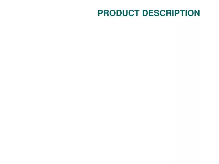 product description