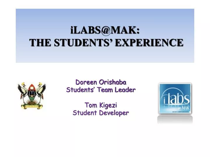 ilabs@mak the students experience