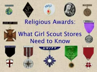 Religious Awards: What Girl Scout Stores Need to Know