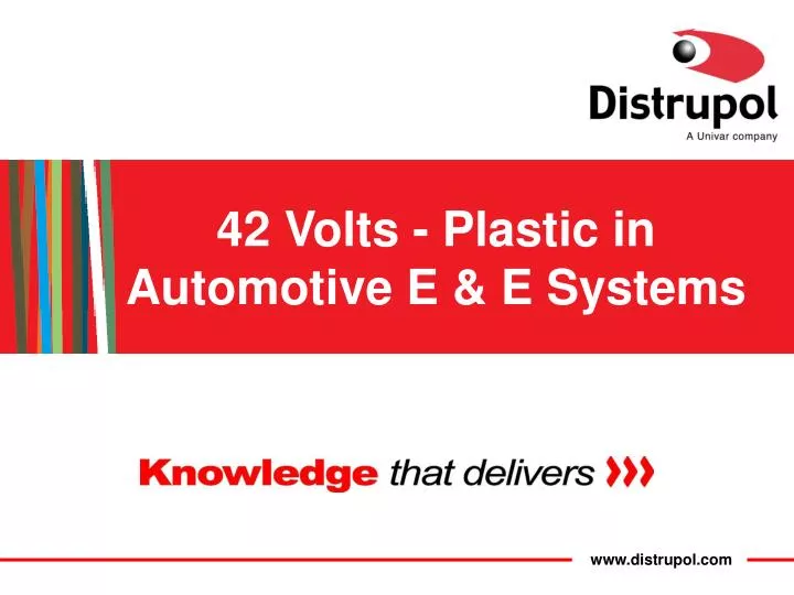 42 volts plastic in automotive e e systems