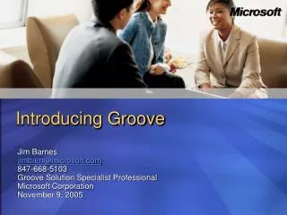 Introducing Groove