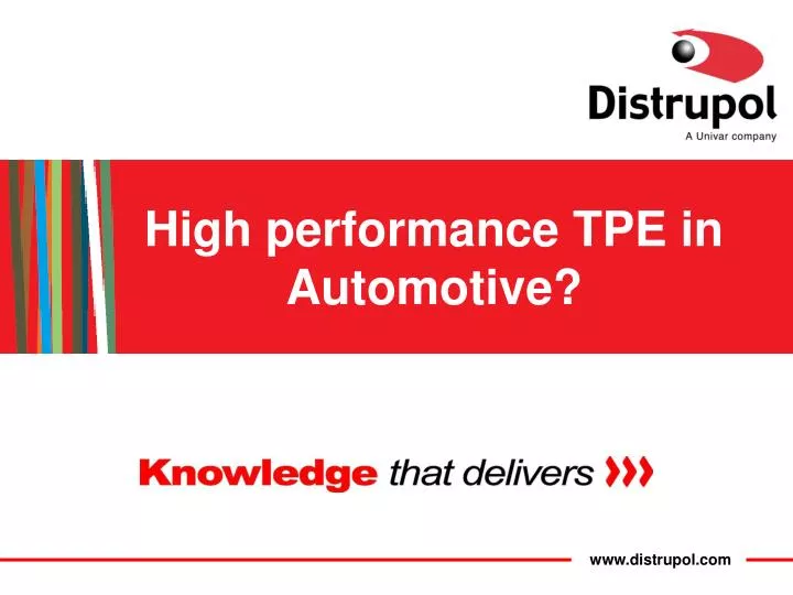 high performance tpe in automotive