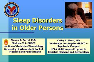Sleep Disorders in Older Persons