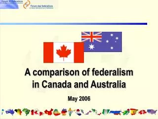 A comparison of federalism in Canada and Australia