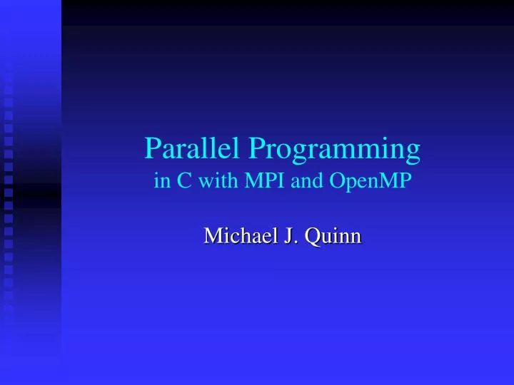 parallel programming in c with mpi and openmp