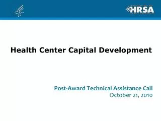 Health Center Capital Development
