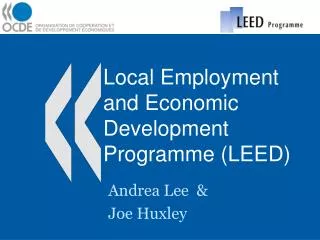 Local Employment and Economic Development Programme (LEED)