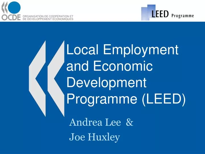 local employment and economic development programme leed