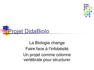Projet DidaBiolo