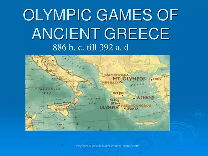 olympic games of ancient greece