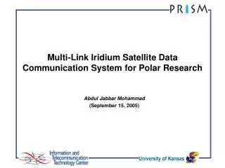 Multi-Link Iridium Satellite Data Communication System for Polar Research