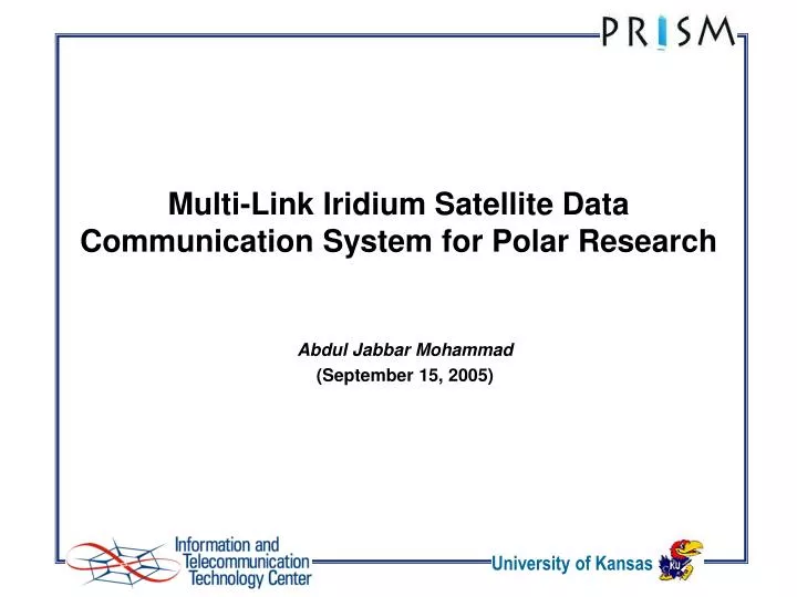 multi link iridium satellite data communication system for polar research