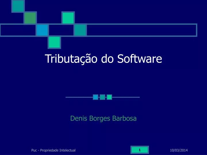 tributa o do software